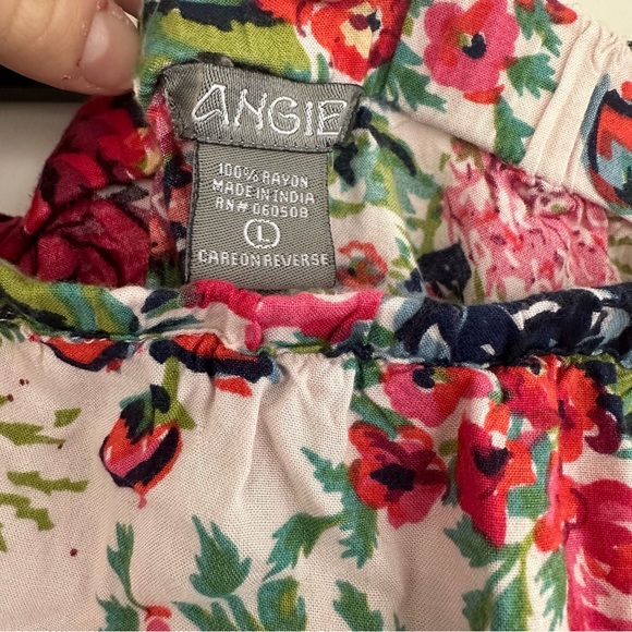 Angie Strapless Floral Short Romper Size Large - Picture 7 of 8